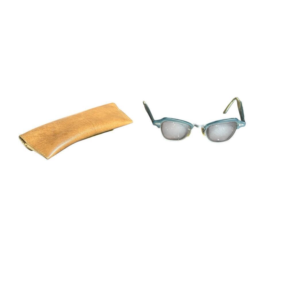 Vintage Bausch & Lomb 4-5 1/4 12k gf Bifocal Eye Glasses With Case Retro